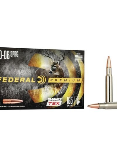 Federal Barnes TSX Rifle Ammunition 30-06 Sprg 165gr HP 2800 fps 20/ct