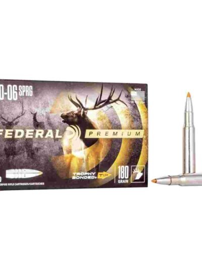 Federal Premium Vital-Shok Rifle Ammunition .30-06 Sprg 180 gr TBT 2700 fps - 20/ct