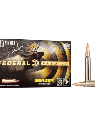 Federal Classic Hunter Berger Hybrid Rifle Ammunition .300 Win Mag 185 gr BTHP 2950 fps 20/ct