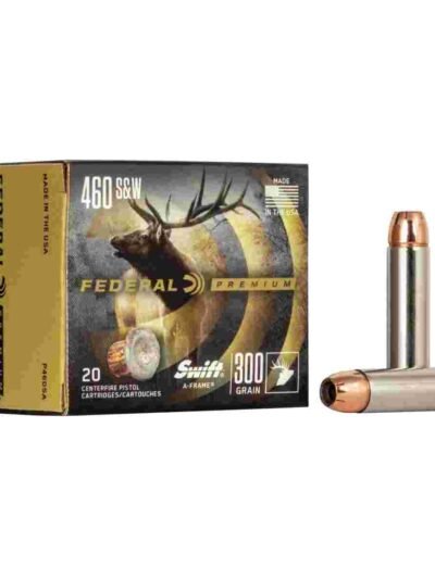 Federal Premium Vital-Shok Handgun Ammunition .460 S&W 300 gr SAF 1750 fps 20/box