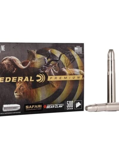 Federal Premium Cape-Shok Rifle Ammunition .470 Nitro 500 gr TBBC 2150 fps - 20/ct