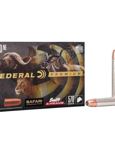 Federal Premium Cape-Shok Rifle Ammunition .500 Nitro 570 gr SAF 2100 fps - 20/ct