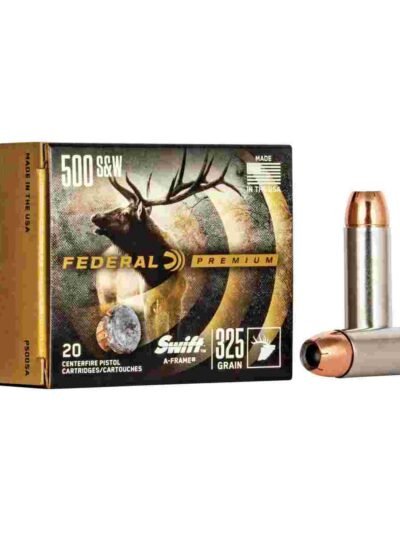 Federal Premium Vital-Shok Handgun Ammunition .500 S&W 325 gr SAF 1800 fps 20/box