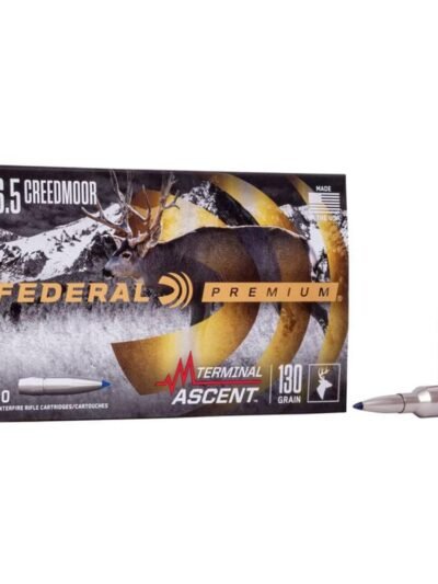 Federal Terminal Ascent Rifle Ammunition 6.5 Creedmoor 130 gr 2800 fps 20/ct