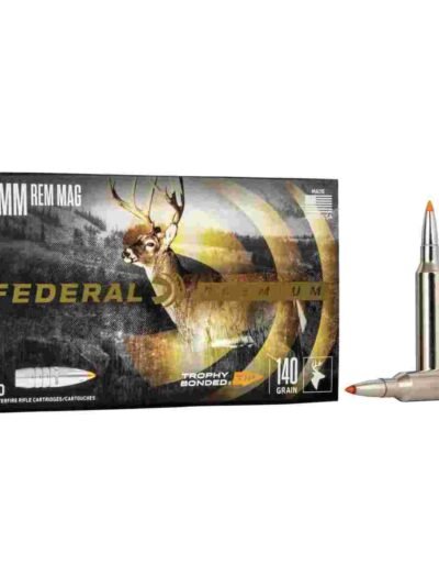 Federal Premium Vital-Shok Rifle Ammunition 7mm Rem Mag 140 gr TBT 3150 fps - 20/ct