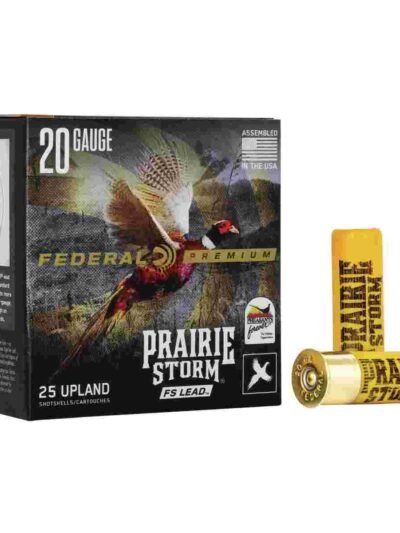 Federal Prairie Storm FS Lead Shotshells 20 ga 2-3/4" 1 oz #4 25/ct