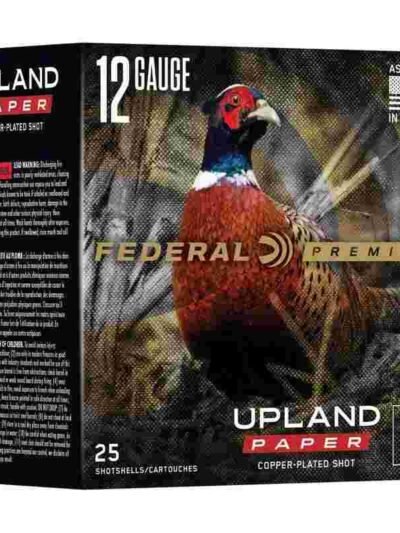 Federal Premium Upland Paper Shotshells 12ga 2-3/4" 1-1/4oz 1330 fps #6 25/ct