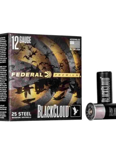 Federal Black Cloud FS Steel Shotshells 12g. 2-3/4 1-1/8oz 1500 fps #3 25/ct