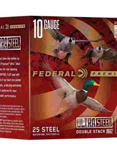 Federal Ultra Steel Shotshells 12ga 3-1/2" 1-1/2oz 1500 fps #1 & BBB 25/ct