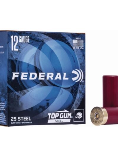 Federal Top Gun Steel Shotshells 12 ga 2-3/4" 1-1/8oz 1145 fps #7 25/ct