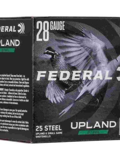 FEDERAL FIELD & RANGE STEEL 28GA 2 3/4" 5/8OZ 6 UPLAND STEEL AMMO 25RD