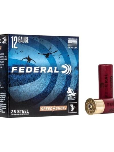 Federal Speed-Shok High Velocity Shotshells 12ga 3" 1-1/8oz 1550 fps #1 Shot 25ct