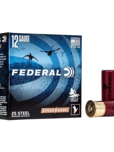 Federal Speed-Shok High Velocity Steel Shotshells 12ga 2-3/4" 1-1/8oz 1500 fps #3 Shot 25/ct