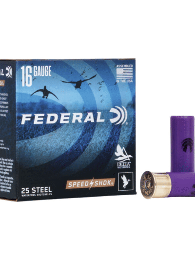 FEDERAL SPEED-SHOK HIGH VELOCITY STEEL 16GA 2-3/4" 15/16OZ 2 AMMO 25RD