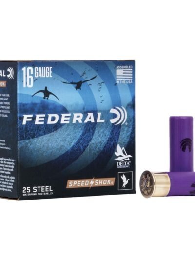 FEDERAL SPEED-SHOK HIGH VELOCITY STEEL 16GA 2-3/4" 15/16OZ 4 AMMO 25RD