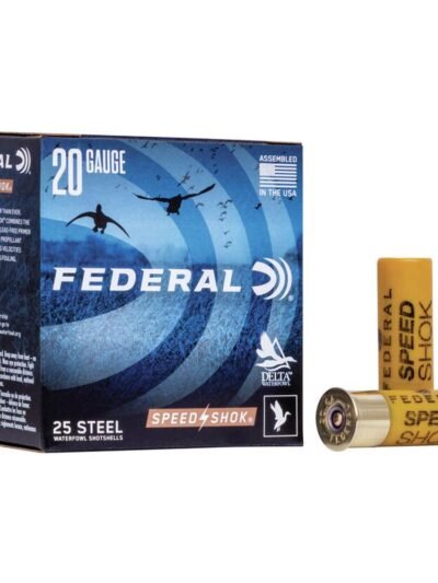FEDERAL SPEED-SHOK HIGH VELOCITY STEEL 20GA 2-3/4" 3/4OZ 4 AMMO 25RD