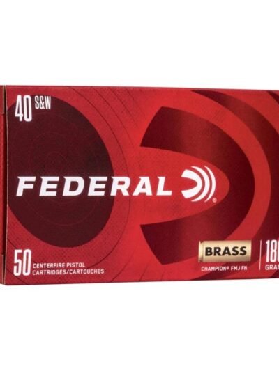 Federal Champion Handgun Ammunition .40 S&W 180 gr FMJ 50/Box