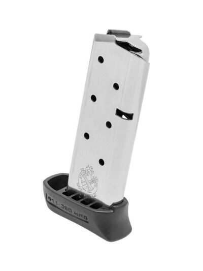 Springfield 911 Stainless Steel Magazine with Pinky Extension .380 ACP 7/rd