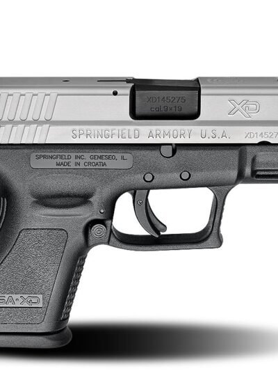 Springfield Armory XD 3" Sub-Compact Handgun 9mm Luger 10rd Magazine 3" Barrel Stainless Low Capacity