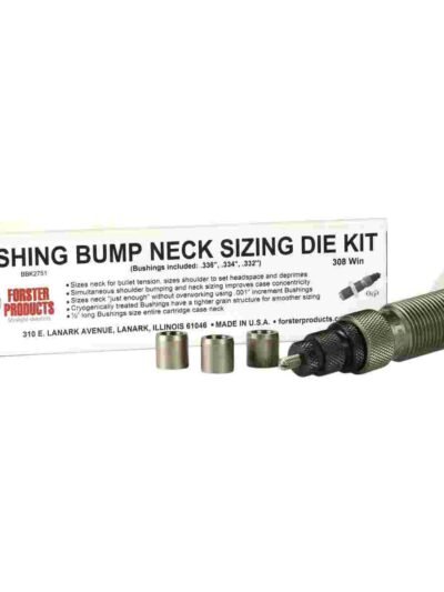 Forster Bushing Bump Kit 6.5x47 LAPUA