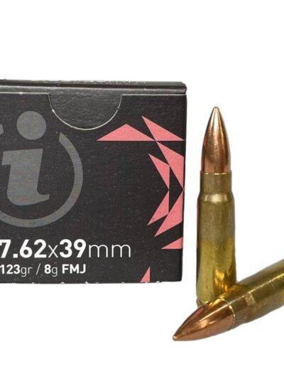 Global Ordnance Igman Rifle Ammunition 7.62x39mm 123gr FMJ 2405 fps 15/ct