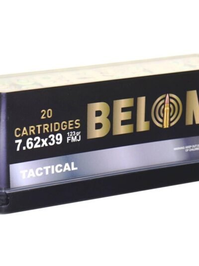 Global Ordnance Belom Rifle Ammunition 7.62x39 123gr FMJ 2296 fps 20/ct
