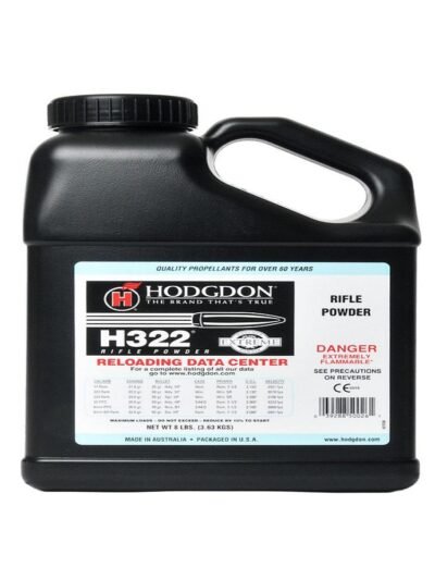 Hodgdon Extreme H322 Rifle Powder 8 lbs