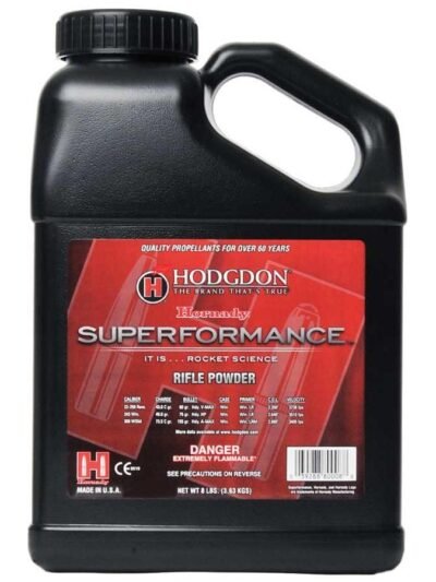Hodgdon Superformance Spherical Rifle Powder 8 lbs