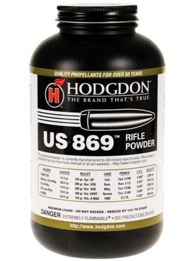 Hodgdon US 869 Spherical Rifle Powder 1 lbs
