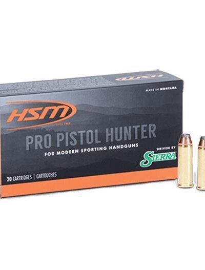 HSM Pro Pistol Hunter Handgun Ammunition 10mm Auto 180gr JHP 20/ct