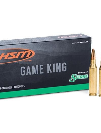 HSM GameKing Rifle Ammunition .250 Savage 100gr SP 2900 fps 20/ct