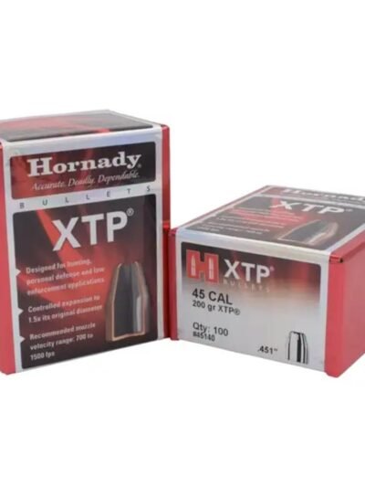 Hornady Handgun Bullets .45 cal .451" 200 gr XTPHP w/out Cannelure 100/ct