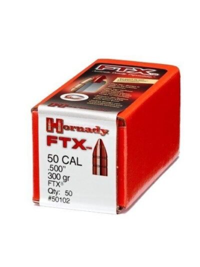 Hornady FTX Handgun Bullets .50 cal .500" 300 gr FTX 50/ct