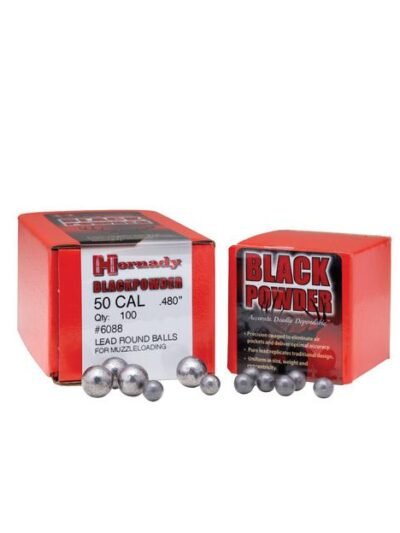 Hornady Muzzleloader Lead Round Balls 54 cal .520" 100/ct