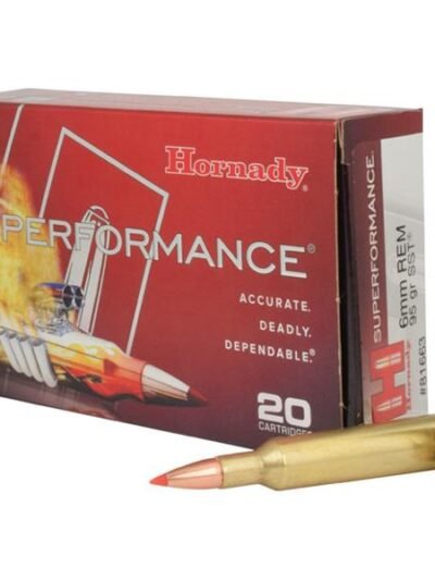 Hornady Superformance Rifle Ammunition 6mm Rem 95 gr SST 3235 fps - 20/box