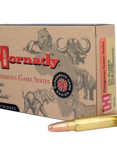 Hornady Dangerous Game Rifle Ammunition .375 Ruger 300gr DGS 2660 fps 20/ct