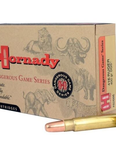 Hornady Dangerous Game Series Rifle Ammunition .416 Ruger 400 gr DGS 2415 fps - 20/box