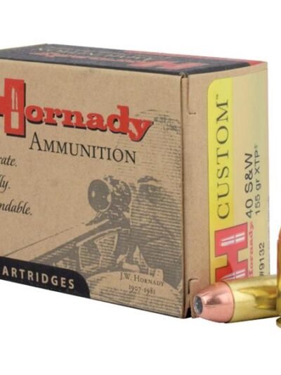Hornady Custom Handgun Ammunition .40 S&W 155 gr XTP 1180 fps 20/ct