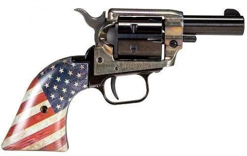 Heritage Simulated Case Hardened Barkeep Handgun .22 LR 6/rd Magazine 2.68" Barrel Us Flag Grip