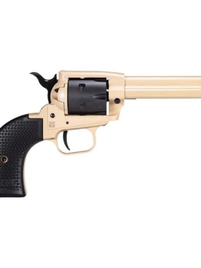 Heritage Rough Rider Handgun .22 LR 6/rd Capacity 4.75" Barrel Polymer Black Sabre Sand Cerakote