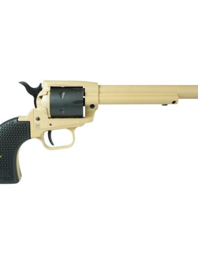 Heritage Rough Rider Steel Frame Sabre Sand Cerakote Handgun .22 LR 6rd Capacity 6.5" Barrel Polymer Black