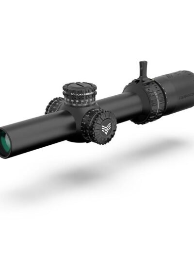 Swampfox Arrowhead Series LPVO Rifle Scope 1-6x24 30mm SFP IR Guerrilla Dot Red MIL Illum