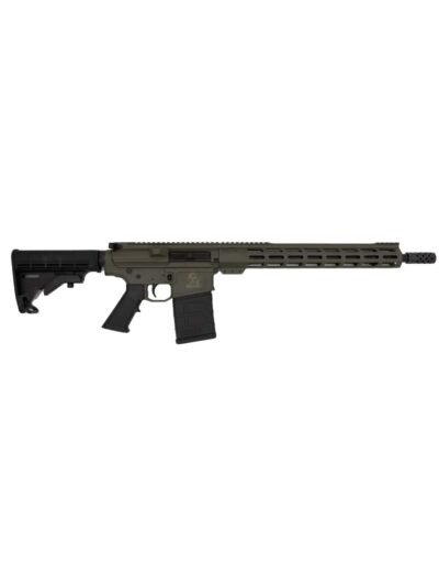 Great Lakes Firearms .308 Winchester Rifle .308 Win 10rd Magazine 16" Stainless Barrel 15" MLOK Rail ODG Finish