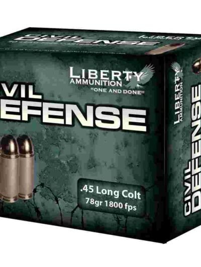 Liberty Civil Defense Handgun Ammunition .45 Colt 78 gr SCHP 1800 fps 20/ct