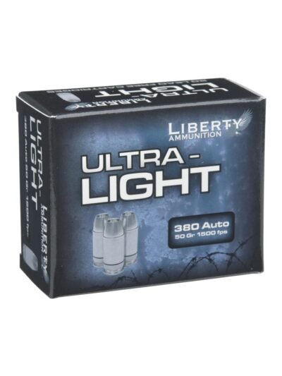 Ultra-Light Ammunition .380 ACP 50gr Copper Mono Frag HP 20/rd