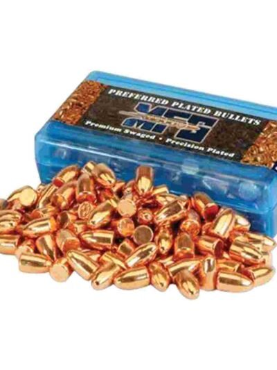 Berry's Preferred Plated Pistol Bullets 9mm .356" 124 gr RN 250/ct