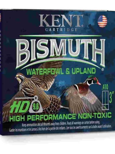 Kent Bismuth High-Performance Non-Toxic Waterfowl & Upland Shotshells 410ga 3" 9/16oz 1150 fps #4 25/ct