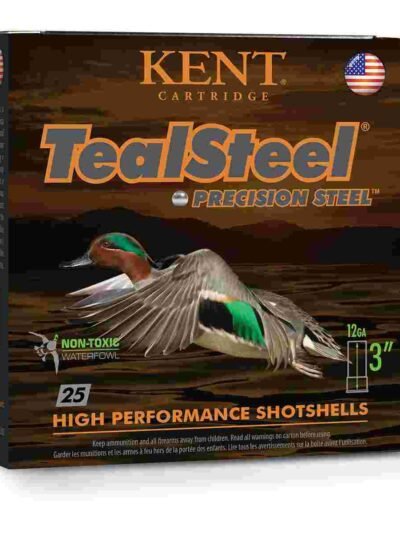 Kent Teal Steel Shotshells 12ga 2-3/4" 1-1/4oz 1300 fps #6 25/ct