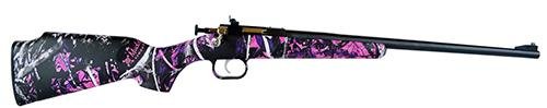 Keystone Crickett Rifle .22 LR Single Shot 16.125" Blued Barrel Synthetic Stock Muddy Girl