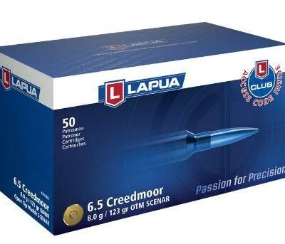 Lapua 6.5 Creedmoor 123 gr Scenar OTM Ammunition 50 rounds